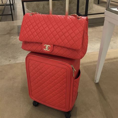 chanel velvet luggage|where to buy chanel 22.